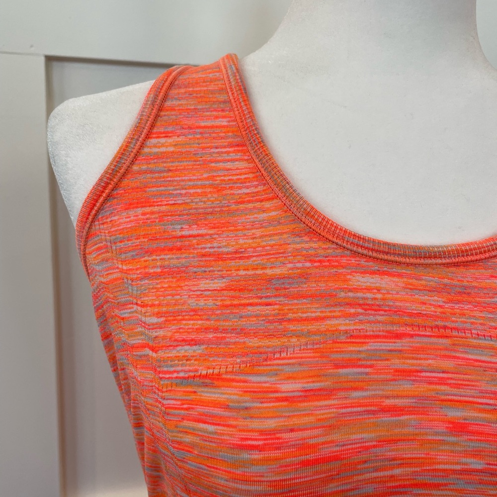 Athleta Orange Razorback Top - Picture 2 of 7